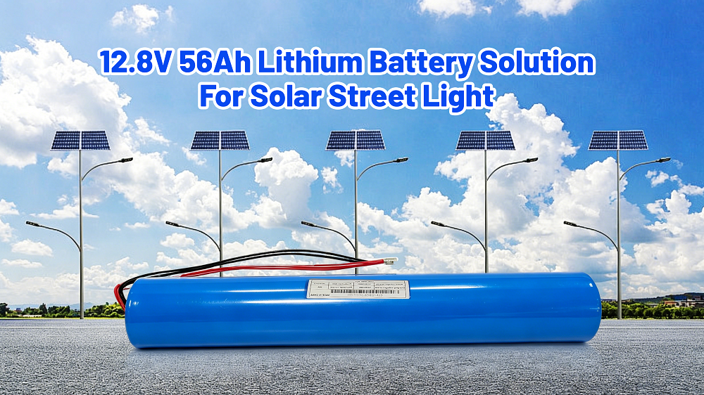 সম্পর্কে সর্বশেষ কোম্পানী কেস 12.8V 56AH Lithium Battery Soution for Solar Street Light for Saudi Arabia