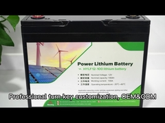 লিথিয়াম আয়ন ব্যাটারি প্যাক LiFePO4 ব্যাটারি 12V 100Ah