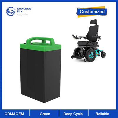 Electric Wheelchair LiFePO4 Lithium Battery 12V 24V 36V 12AH 24AH 30AH 60AH 80AH LiFePO4 Lithium Electric Scooter Battery Pack