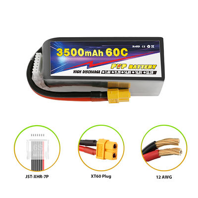 3500mAh 6S 22.2V Drone Battery High Energy Density Lithium Battery for RC Models