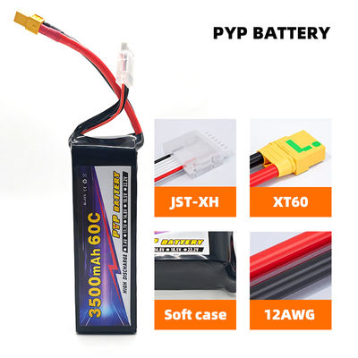 3500mAh 6S 22.2V Drone Battery with High Energy Density and Long Service Life for RC Models