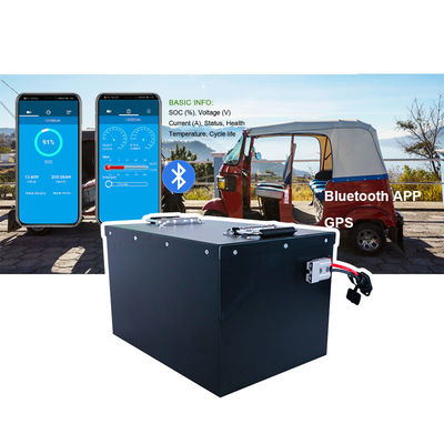 Electric Tuktuk Batteries 48V 72V 96V 50Ah 100Ah 150Ah Li Ion Lithium Battery LifePO4 Electric Tricycle Motorcycle Battery Pack
