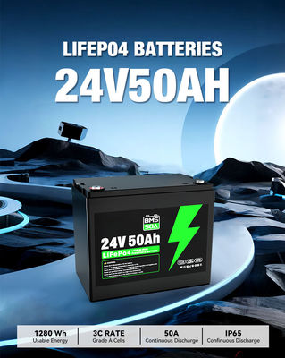 High Quality LiFePO4 Battery 24V 50Ah Lithium Battery Pack Is Composed 8PCS C60140-50Ah Cells