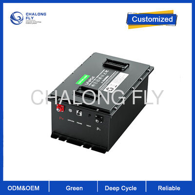 48V 100Ah LiFePO4 Golf Cart Battery with 4000+ Cycles and Built-in 200A BMS for Universal Fit