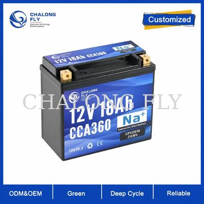 12.8V 18Ah 360CCA LiFePO4 Motorcycle Starter Battery for Powersports Applications