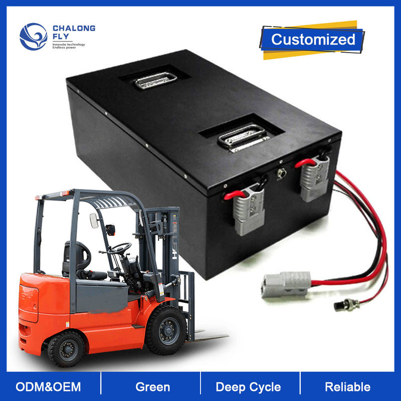LiFePO4 Lithium Battery Custom Forklift AGVs RGVs Battery Packs 24V 36V 48V 80V 200AH 300AH 560AH Li-ion Battery