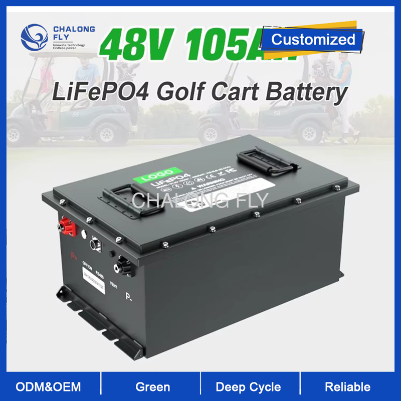 36V 52AH Golf Cart Battery with Grade A Lithium Battery Cell and 4000 Cycles Life