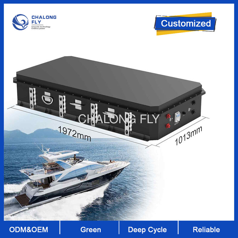 IP67 Waterproof 96V 300Ah Marine Lithium Battery with Built-in BMS for Reliable Marine Power Solution