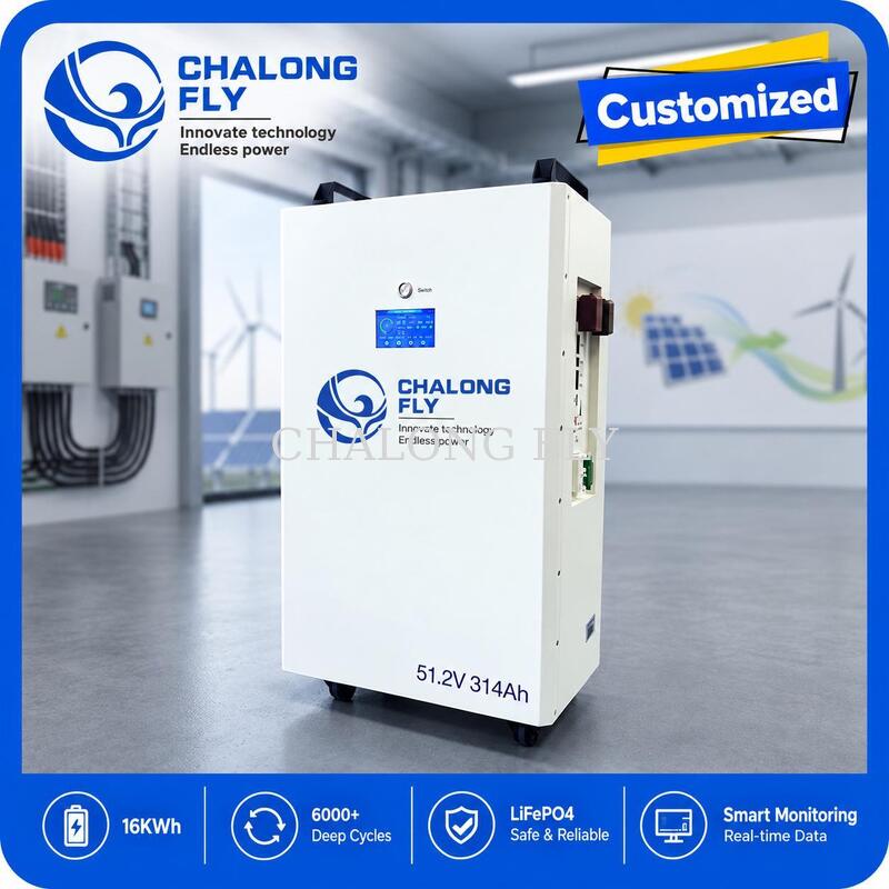 51.2V 300Ah 15.36kWh LiFePO4 Home Energy Storage Battery for Residential Energy Storage System