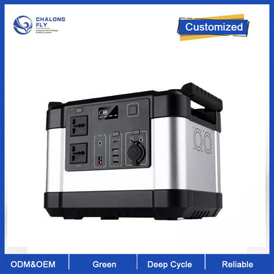 Lifepo4 লিথিয়াম ব্যাটারি OEM ODM 500W পোর্টেবল পাওয়ার স্টেশন 1000W Solar System Energy 2000WE Electricity Generator Outdoor