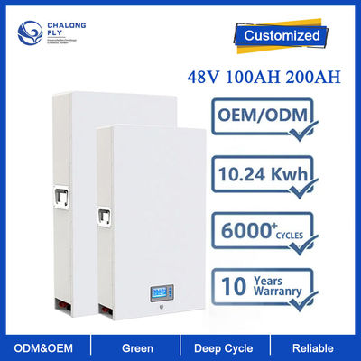 LiFePo4 লিথিয়াম ব্যাটারি OEM ODM রিচার্জেবল 48V 100AH ​​200AH 300AH লিথিয়াম আয়ন ব্যাটারি হোম সোলার এনার্জি স্টোরেজের জন্য