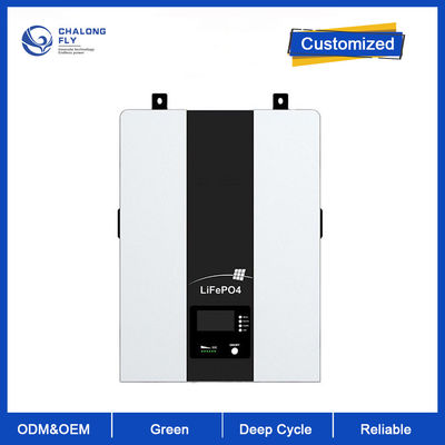 LiFePo4 লিথিয়াম ব্যাটারি 48V 100AH ​​হোম ব্যাকআপ ব্যাটারি প্যাক 5KW 10KW OEM ODM ওয়াল মাউন্টেড সোলার পাওয়ার স্টোরেজ সিস্টেম