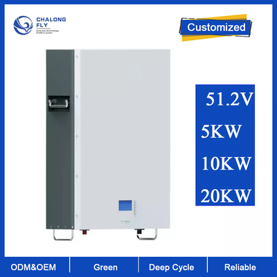 LiFePo4 লিথিয়াম ব্যাটারি OEM ODM 51.2V 100AH ​​200AH হোম সোলার এনার্জি স্টোরেজ Lifepo4 লিথিয়াম ব্যাটারি ওয়াল মাউন্ট করা