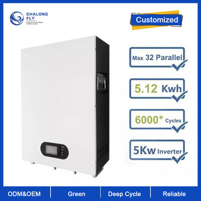 LiFePo4 লিথিয়াম ব্যাটারি OEM ODM 48V 100AH ​​লিথিয়াম আয়ন সোলার ব্যাটারি প্যাক হোম 5KWH ক্ষমতা ব্যাক আপ এনার্জি সিস্টেমের জন্য