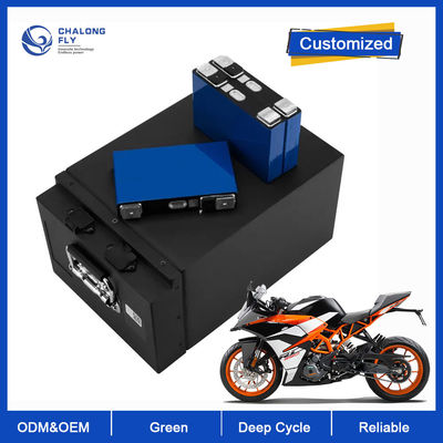 LiFePO4 লিথিয়াম ব্যাটারি 52V 60V 72V 96V 30AH 50AH 100AH কাস্টম লিথিয়াম আয়ন ব্যাটারি ই-বাইক / ই-মোটরসাইকেল / ই-হুইলচেয়ারের জন্য