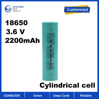 OEM ODM LiFePO4 লিথিয়াম ব্যাটারি NCM NMC 3.6v2200mah উচ্চ মানের রিচার্জেবল 18650 সেল লিথিয়াম ব্যাটারি প্যাক