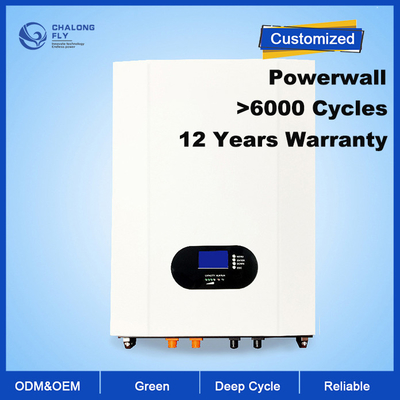 OEM ODM LiFePO4 লিথিয়াম ব্যাটারি ওয়াল মাউন্ট হোম ব্যাকআপ ব্যাটারি প্যাক রিচার্জযোগ্য 5kwh 7kwh 10kwh লিথিয়াম ব্যাটারি প্যাক
