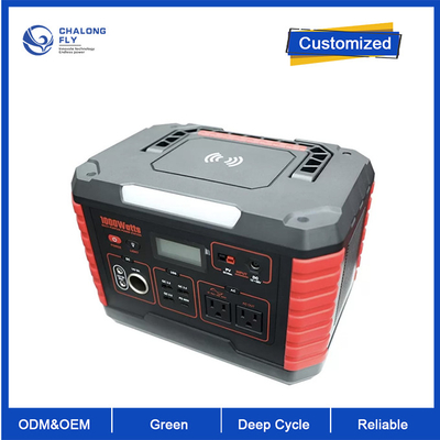 OEM ODM লাইফপো4 লিথিয়াম ব্যাটারি 1000W পাওয়ার সাপ্লাই সৌর জেনারেটর লিথিয়াম ব্যাটারি প্যাকগুলি আউটডোর আরভি ইভি ক্যাম্পিংয়ের জন্য