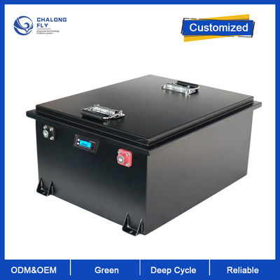 LiFePo4 লিথিয়াম ব্যাটারি কাস্টমাইজড 48V 72V 100AH ​​200AH 400AH গল্ফ কার্ট ব্যাটারি রিচার্জেবল বৈদ্যুতিক ফর্কলিফ্ট ব্যাটারি