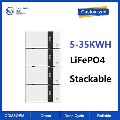 LiFePO4 স্ট্যাকযোগ্য 10kwh লিথিয়াম আয়ন ব্যাটারি প্যাক 48v 200Ah 10KWH 15KWH 20KWH সোলার এনার্জি স্টোরেজ সিস্টেম 6000সাইকেলের জন্য