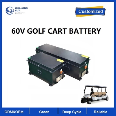 CLF OEM ODM 48V 60V 72V 80Ah 100Ah কাস্টম গল্ফ কার্ট NCM LiFePO4 লিথিয়াম ব্যাটারি প্যাক সহ স্থিতিশীল BMS CAN IP65