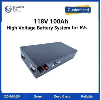 118V 100Ah হাই ভোল্টেজ ব্যাটারি সিস্টেম Lifepo4 ব্যাটারি প্যাক সঙ্গে BMS lifepo4 লিথিয়াম ব্যাটারি বৈদ্যুতিক মোটরসাইকেল ব্যাটারি