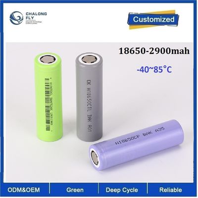 18650 2900mAh প্রশস্ত তাপমাত্রা -40~85°C লিথিয়াম আয়রন ব্যাটারি সামরিক শক্তি সরবরাহের জন্য প্রযোজ্য লিথিয়াম ব্যাটারি প্যাক