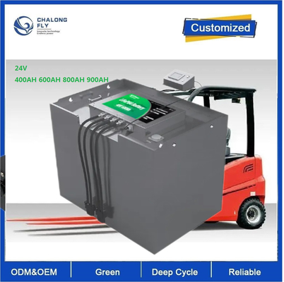 CLF OEM 24V600Ah LiFePO4 লিথিয়াম আয়রন ফসফেট ব্যাটারি টয়োটা হেলি ফর্কলিফ্ট এজিভি রোবট স্কুটার জন্য