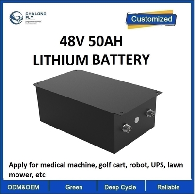 CLF OEM 48V 50AH লিথিয়াম আয়রন ব্যাটারি প্যাক মেডিকেল মেশিন এবং যন্ত্রপাতি জন্য গল্ফ কার্ট রোবট ইউপিএস