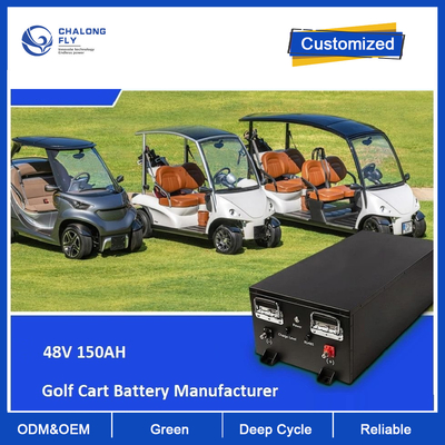 CLF OEM ODM 48V 36V 150AH লাইফপো 4 লিথিয়াম ব্যাটারি প্যাক CAN RS485 AGV RGV গল্ফ কার্ট রোবট মোটরসাইকেল স্কুটার গাড়ি