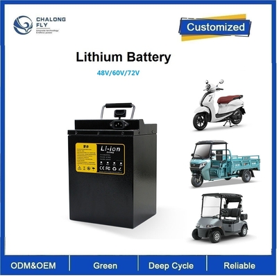 CLF OEM ODM 48V 60V 72V লিথিয়াম আয়ন ব্যাটারি প্যাক LiFePO4 বৈদ্যুতিক স্কুটার জন্য মোটরসাইকেল ট্রাইসাইকেল গাড়ি গল্ফ কার্ট যানবাহন