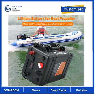 CLF 12V 100AH লিথিয়াম ব্যাটারি OEM ODM ইলেকট্রিক মোটর আক্রমণ নৌকা কায়াক 24 ভোল্ট 200 এএমপি মেরিন থ্রাস্টার ব্যাটারি
