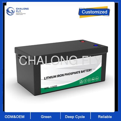 ওয়ারান উচ্চ ক্ষমতা সম্পন্ন 12V 400Ah LiFePO4 ব্যাটারি সোলার এনার্জি স্টোরেজ RV মেরিন লিথিয়াম আয়ন প্যাক, UN38.3 সার্টিফিকেশন সহ