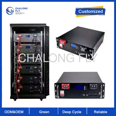শিল্প শক্তি সঞ্চয় করার জন্য স্মার্ট বিএমএস এবং স্ট্যাকযোগ্য ডিজাইনের সাথে 48 ভি 200 এএইচ মডুলার র্যাক-মাউন্ট লিথিয়াম-আয়ন ব্যাটারি