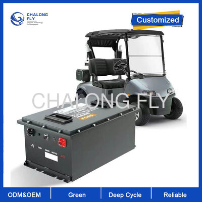 72V 150Ah LiFePO4 গল্ফ কার্ট ব্যাটারি 6000+ গভীর চক্র এবং IP65 আবহাওয়া প্রতিরোধী সুরক্ষা সহ