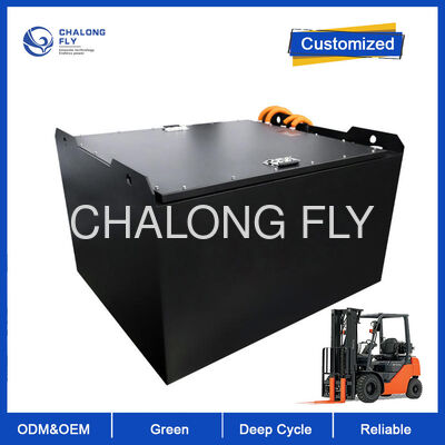 36V 300Ah বড় ক্ষমতা LiFePO4 ব্যাটারি 6000+ চক্র জীবন এবং মাল্টি-শিফট ফোর্কলিফ্টগুলির জন্য IP67 ওয়াটারপ্রুফ