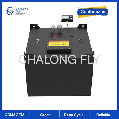 80V 870Ah LiFePO4 ফোর্কলিফ্ট ব্যাটারি 69.6 কিলোওয়াট ঘন্টা ক্ষমতা এবং ভারী দায়িত্ব শিল্প ব্যবহারের জন্য 5 বছরের ওয়ারেন্টি সহ