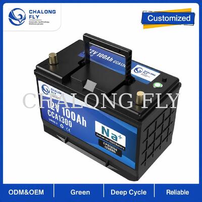 12V 70Ah-100Ah সোডিয়াম-আয়ন আরভি স্টার্টার ব্যাটারি, হাই-রেট ক্র্যাঙ্কিং এবং পাওয়ারস্পোর্টসের জন্য 1300CCA পর্যন্ত