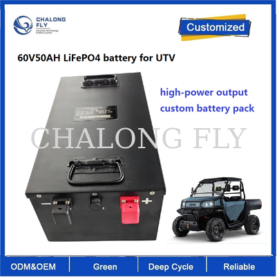 ATV এবং UTV এর জন্য 60V 50Ah LiFePO4 ব্যাটারি | 3.04kWh লিথিয়াম ব্যাটারি