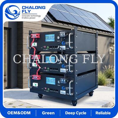 ৫১.২V ৫kWh ১০kWh র‍্যাক মাউন্টেড LiFePO4 ব্যাটারি আবাসিক সৌর শক্তি সঞ্চয়ের জন্য